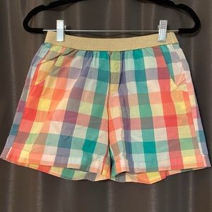 Gap Kids Girl Plaid Shorts Size XL